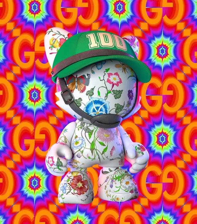 Superplastic×Gucci即将推出十个NFT作品。 图/Gucci官方社交媒体截图