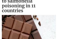 多国暴发巧克力相关沙门氏菌疫情！部分产品已销往中国
