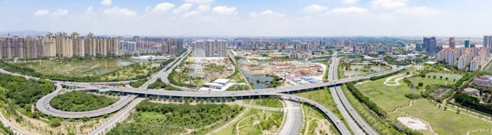 龙湖区立体交通路网（来源：龙湖区地方志办）