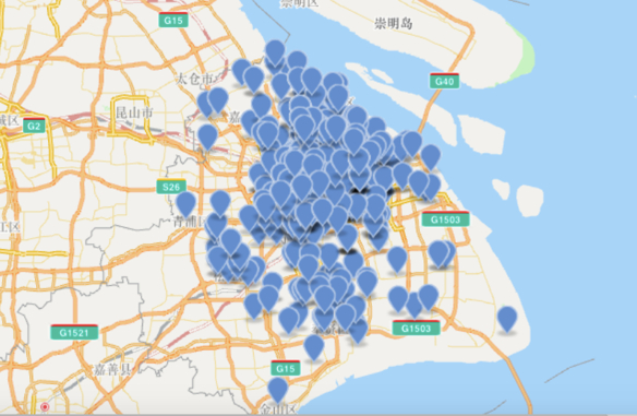 33天595次社区驰援的足迹地图