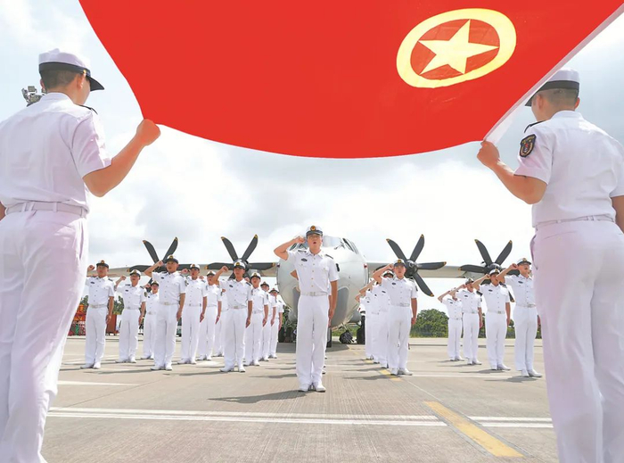 传承五四精神。秦钱江 摄