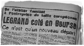 　　罗格朗在巴黎上市的新闻报道