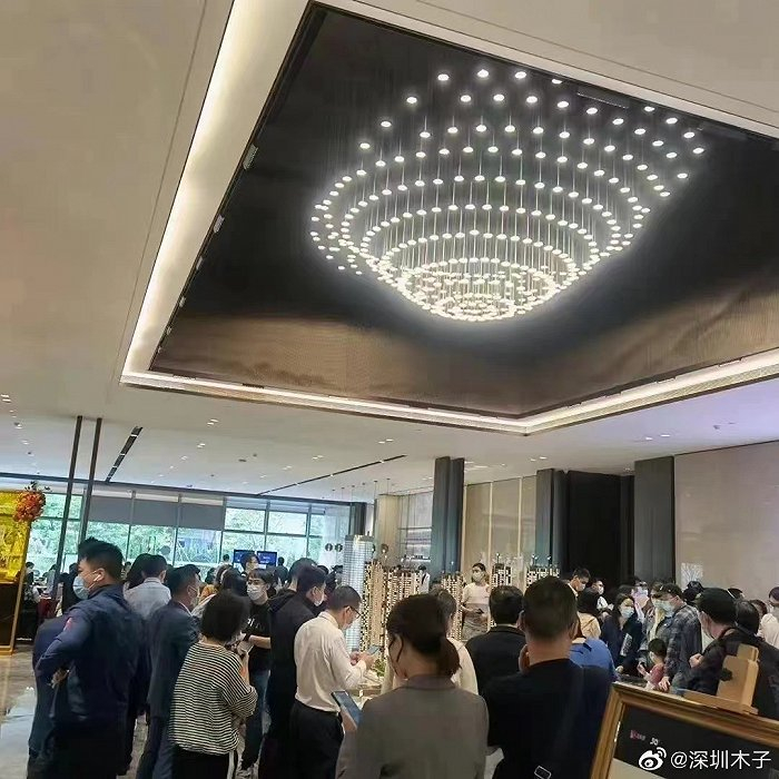 博誉府售楼处 图片来源：微博@深圳木子