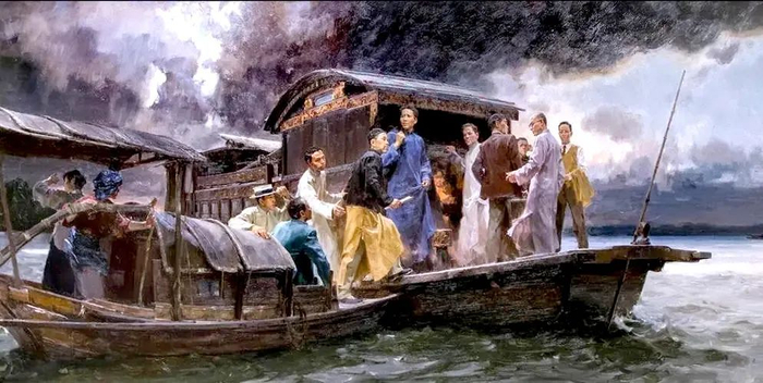 启航（油画）。资料图