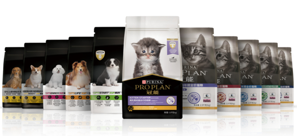 　　冠能宠粮部分产品