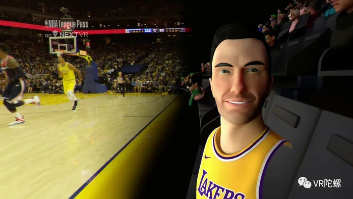 Maroon 5主唱Adam Levine曾在VR中观看NBA（图源：网络）