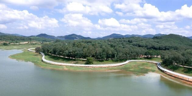 　　△花漾云道已建设完成段