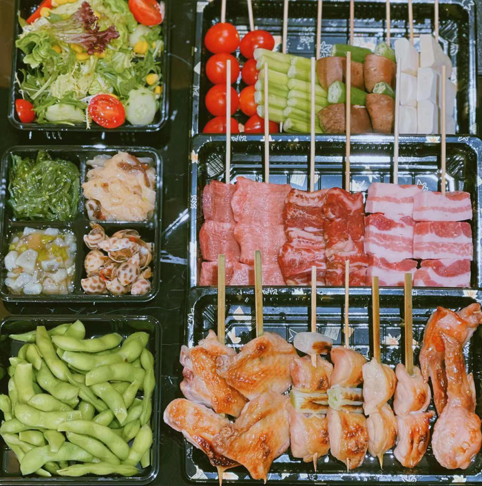烧烤套餐。
