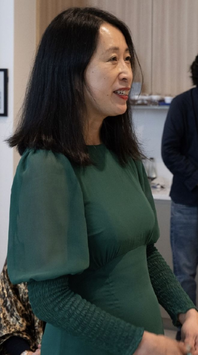 　　图注：《剑河风》主编盛湘渝致欢迎辞