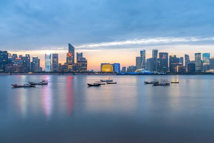 　　杭州钱江新城实景图（图源：视觉中国）