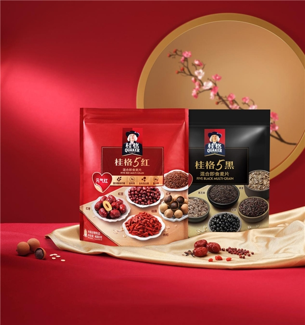 　　桂格5系麦片——桂格5黑、桂格5红