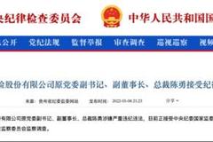 大地保险原总裁陈勇被查！去年突然从任上调离，已有多名保险业干部落马