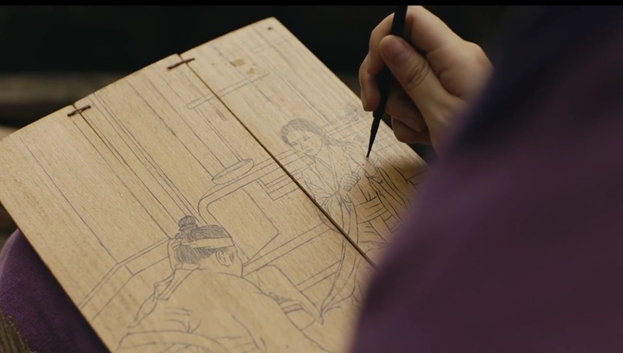 校事府间谍的“照相”技能。来源/电视剧《大军师司马懿之军师联盟》截图