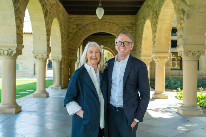 John Doerr和妻子Ann Doerr &nbsp;&nbsp;&nbsp; 图片来源：斯坦福大学官网