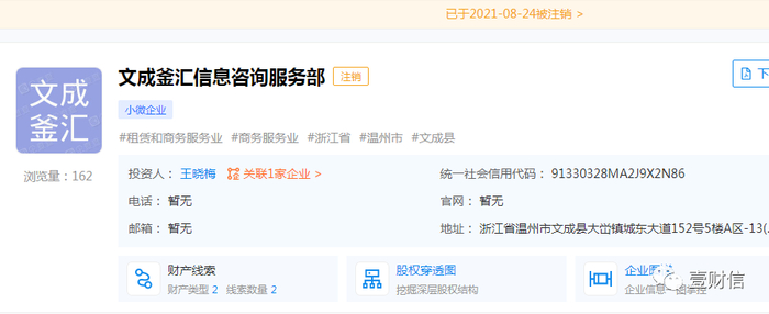 （截图来自企查查）