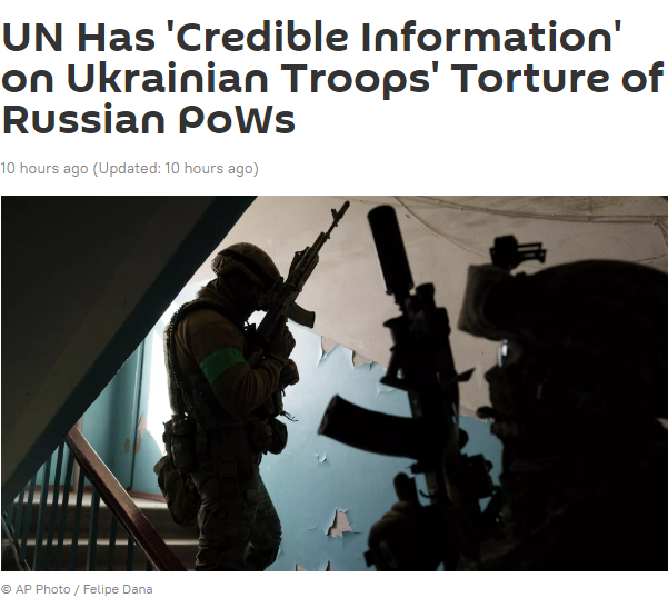 俄罗斯卫星通讯社报道截图 