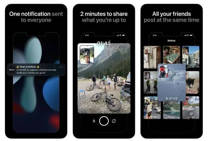 BeReal 宣传页 | Apple App Store