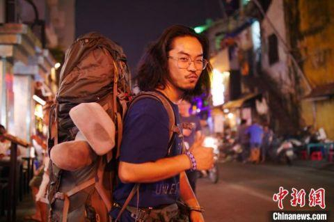 图为收旧物者武楷斯　受访者供图