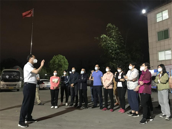 宁德市人大机关党员志愿服务队抵达金涵封控区