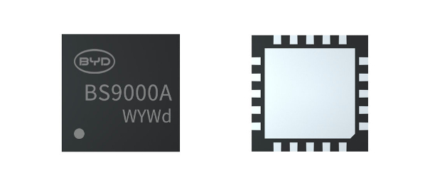 　　比亚迪BS9000-AM20芯片图（来源：比亚迪半导体官网）
