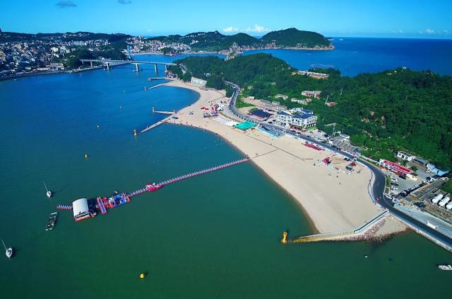 图4 韭菜岙沙滩修复前后对比