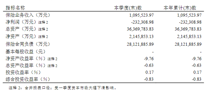 　　图片来源：一季度偿付能力报告