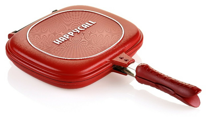 　　HAPPYCALL独家发明专利产品-双面锅