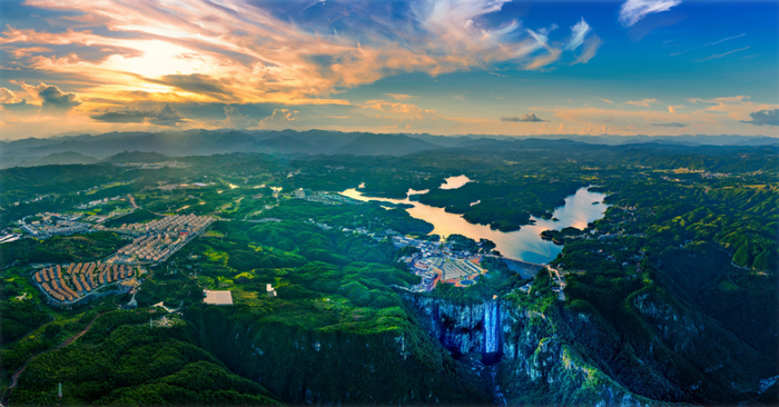 百丈漈景区。 文成县委报道组供图