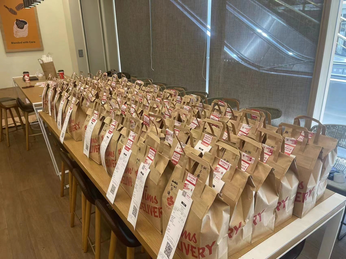 Tims咖啡已为超过近2000个小区提供过社区团购服务 图片来源：企业供图