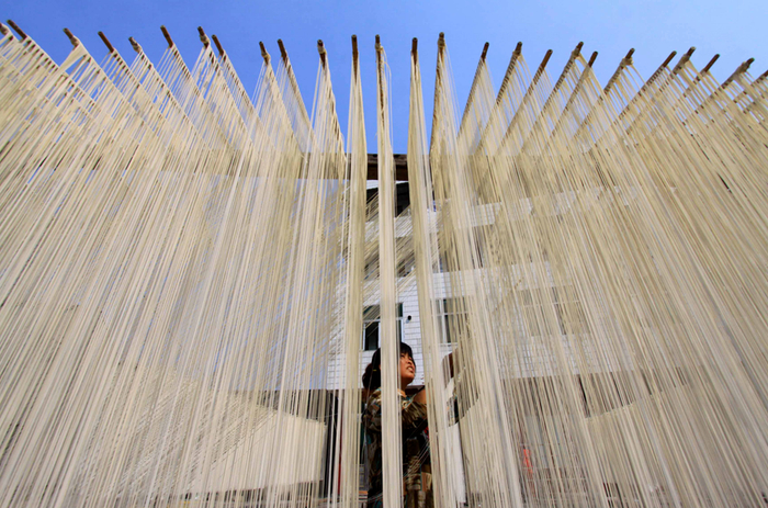 进士索面。刘伟 摄