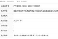 至今未交付一辆车!绿驰汽车被市场监管局吊销营业执照