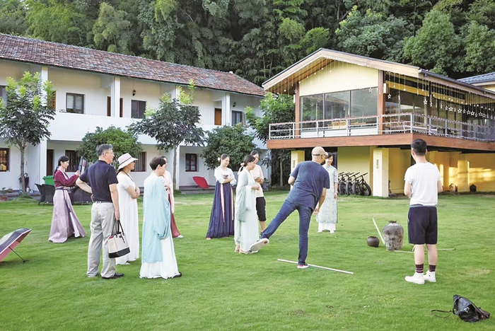     在宁波心宿度假酒店当一天宋朝人   酒店供图