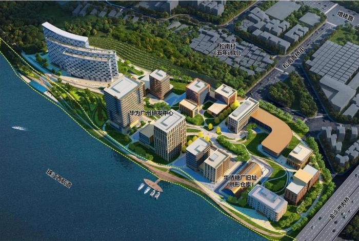 华为广州研发中心项目效果图