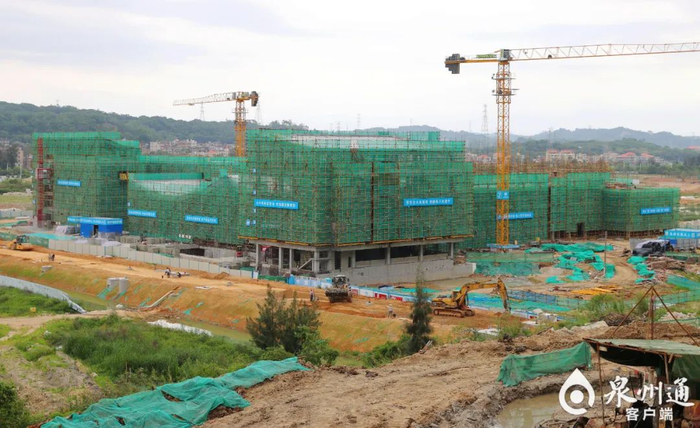 泉州市实验小学洛江第二校区施工现场
