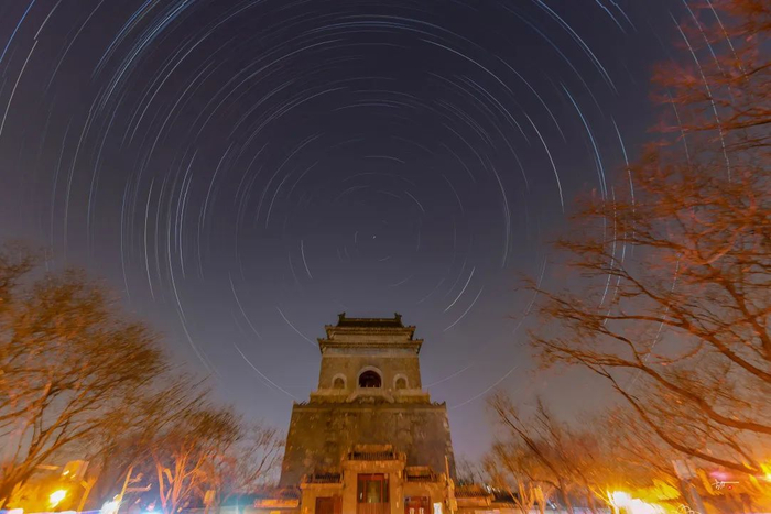 2022年1月1日北京钟楼，胡革非摄