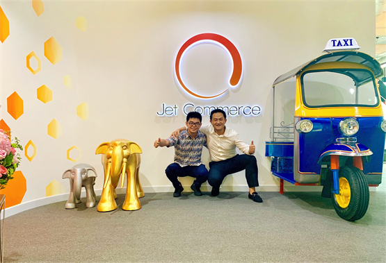 　　▲ J&T泰国CEO：Bruce 和 JC泰国CEO：Derek