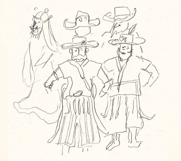 5个墨西哥小人。