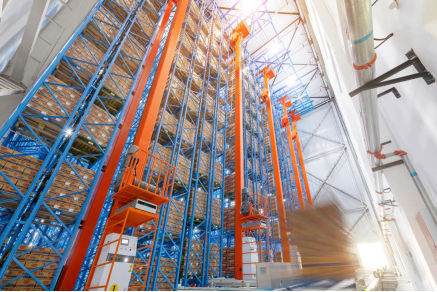 　　天味智慧工厂智能仓储系统——立体库