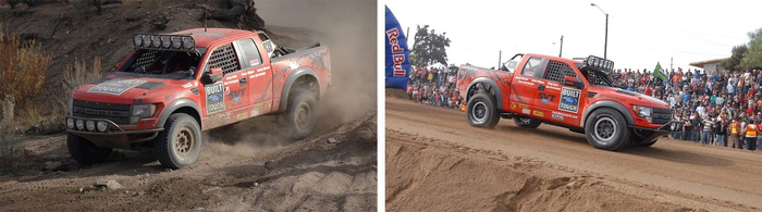 　　2008款SVT F-150 Raptor R在巴哈1000比赛中