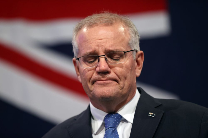 澳大利亚前总理莫里森 图源：彭博社 