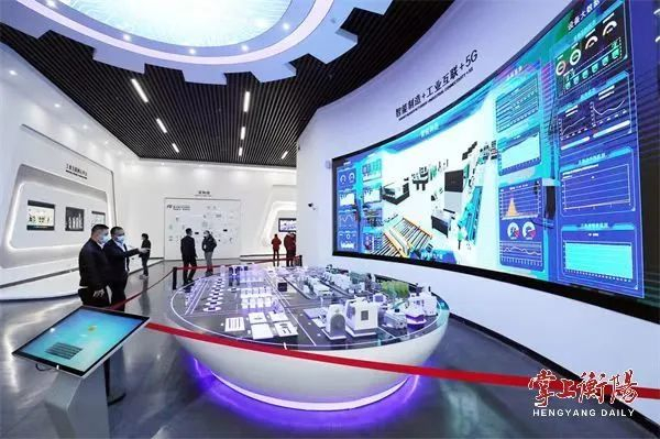 ▲衡阳工业加快向智能制造转型，为物流业发展创造了质量提升、规模扩张的空间。图为工业富联衡阳智造谷。