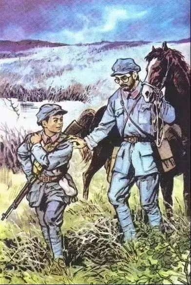 · 插图《倔强的小红军》（资料图）