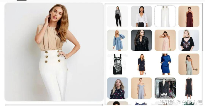 对于修身款式而言，AI 生成模特的展示效果相对最佳 | 图片来源：ZMO.ai