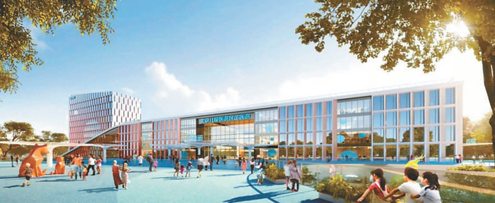 　　北京儿童医院保定医院效果图。