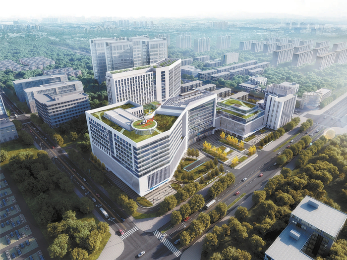 　　宣武医院河北医院二期效果图。