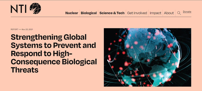 ↑“核威胁倡议组织”有关“桌面演习”信息