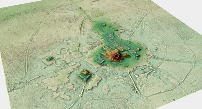 亚马孙“失落的城市”的激光雷达地图。（图／Heiko Prümers， DAI）