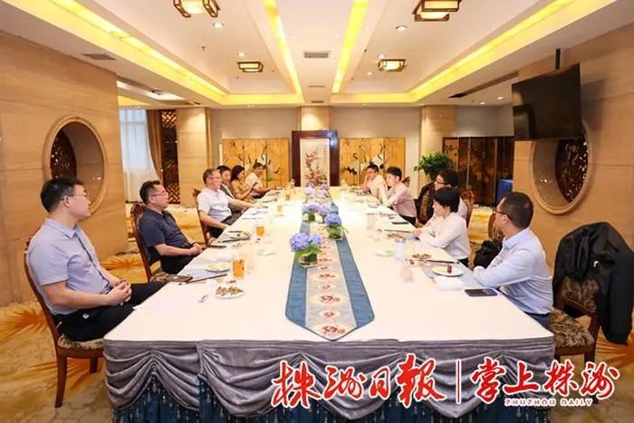 ▲ “早餐会”现场。