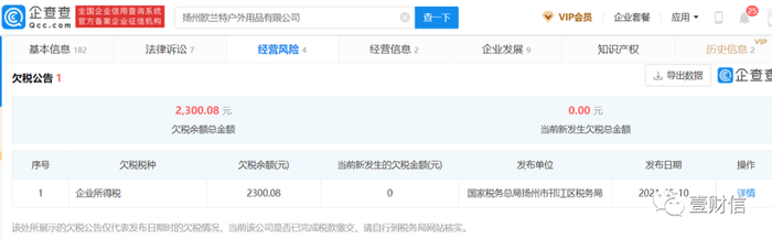 （截图来自企查查）