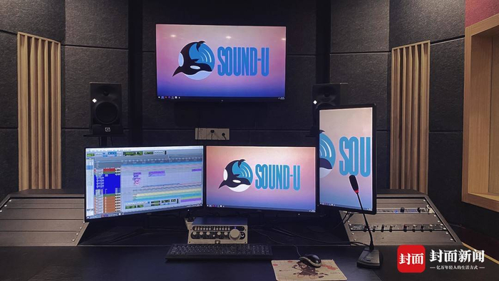 ▲ 声娱文化录音棚内景